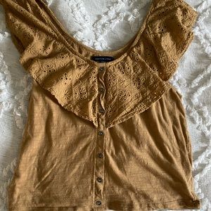 American Eagle Eyelet Top